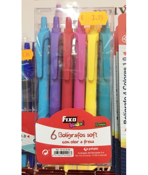 Campaña Repegar Selección conjunta set bolígrafos e colores FIXO KIDS